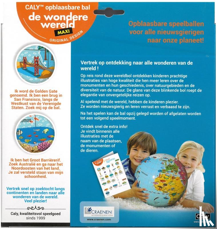  - Opblaasbare bol 42 De Wondere Wereld
