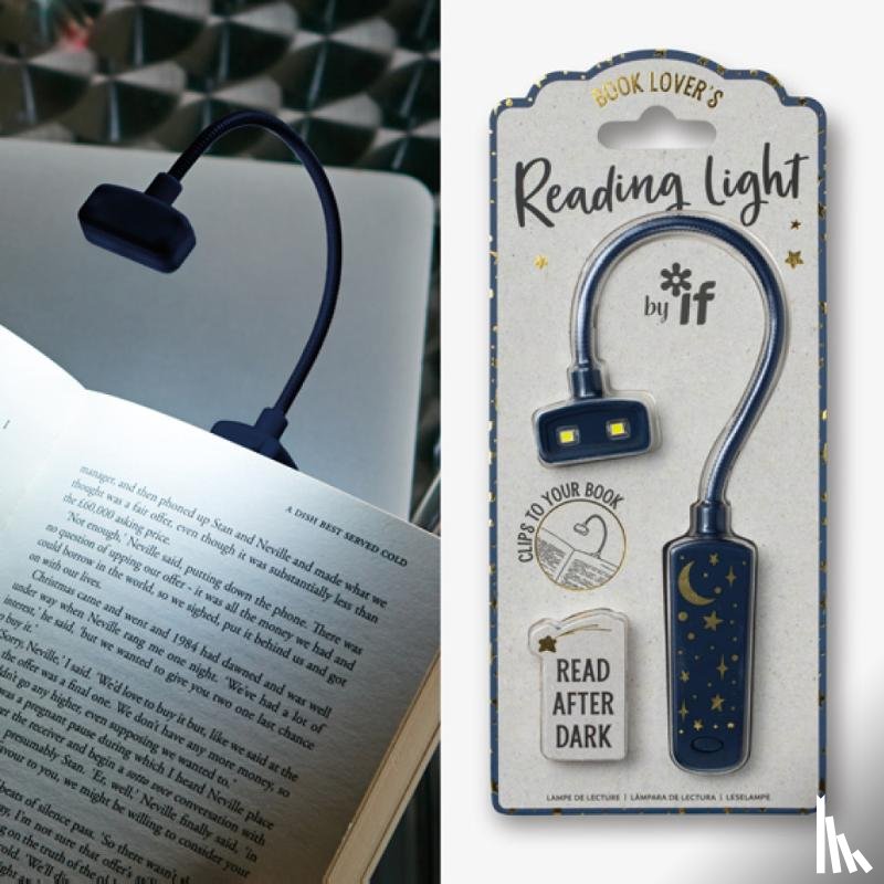  - Book Lover's Reading Light - Moon & Stars