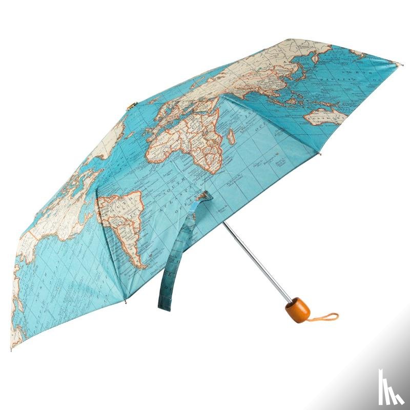  - Paraplu RETRO vintage world map