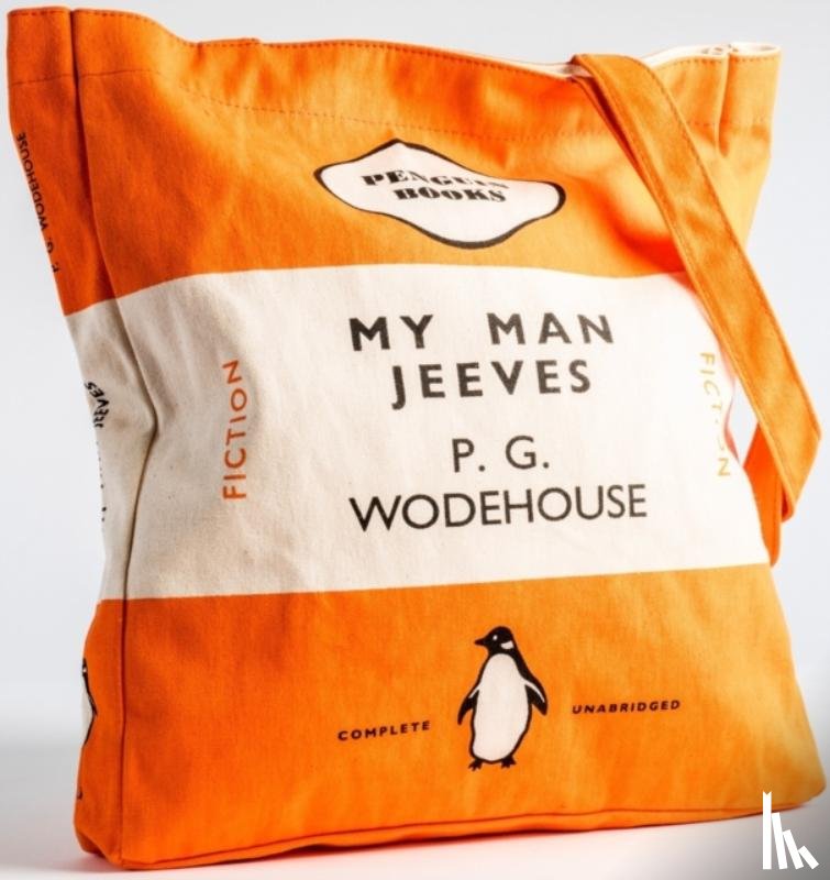  - My man jeeves book bag orange
