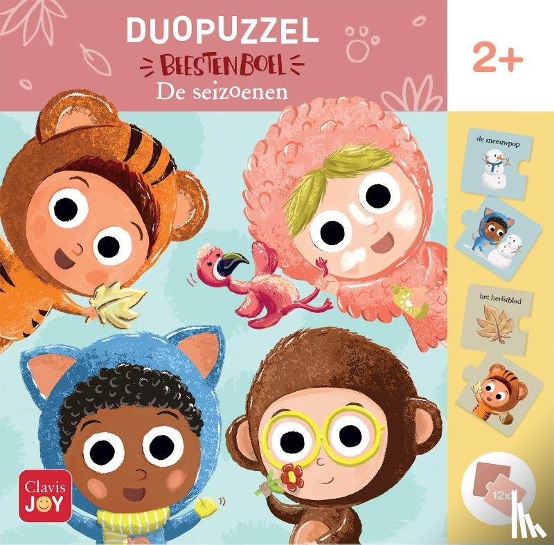  - Duopuzzel Beestenboel. De seizoenen