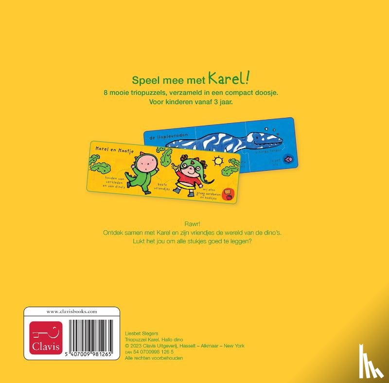  - Triopuzzel Karel. Hallo dino