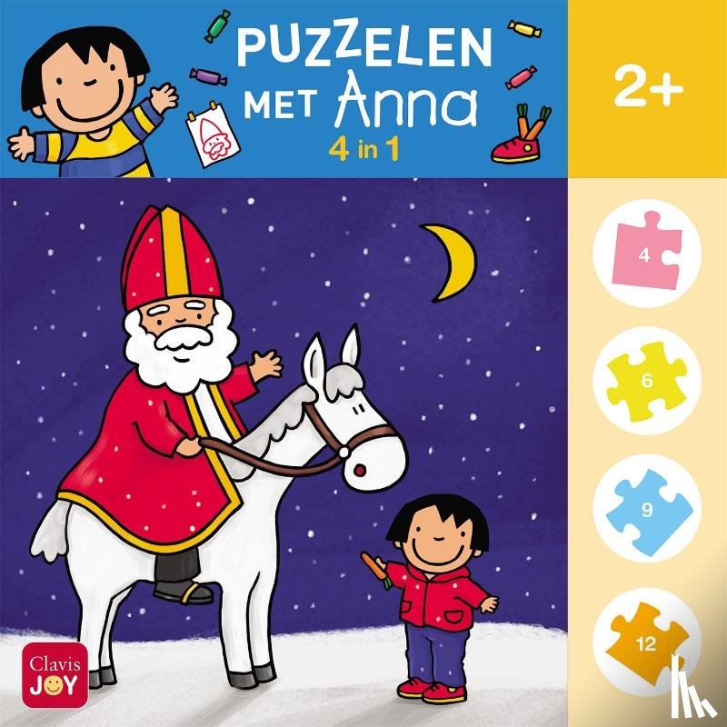  - Puzzelen met Anna. 4-in-1-puzzel Sinterklaas