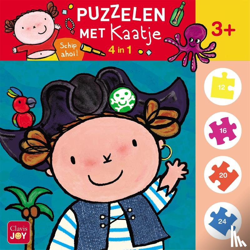  - Puzzelen met Kaatje. 4-in-1-puzzel (Schip ahoi!)