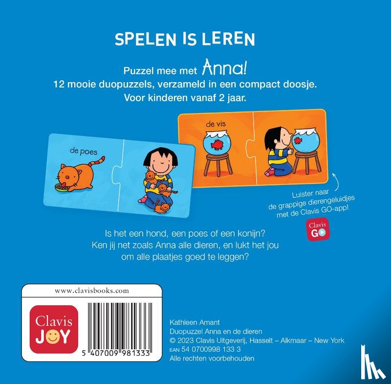  - Duopuzzel Anna en de dieren
