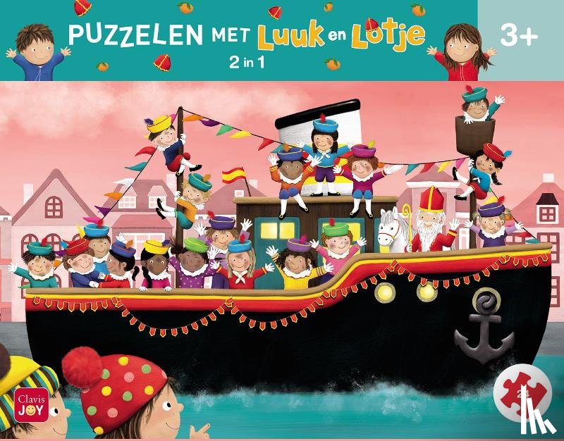  - Puzzelen met Luuk en Lotje. 2-in-1-puzzel Sinterklaas