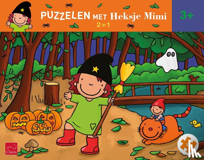  - Puzzelen met Heksje Mimi. 2-in-1-puzzel Halloween