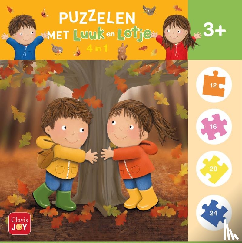  - Puzzelen met Luuk en Lotje. 4-in-1-puzzel seizoenen
