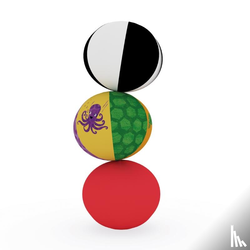  - Klein wit visje speelballetjes