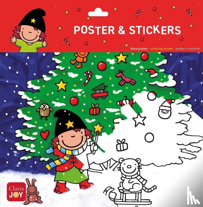 - Kleurposter Heksje Mimi viert Kerstmis