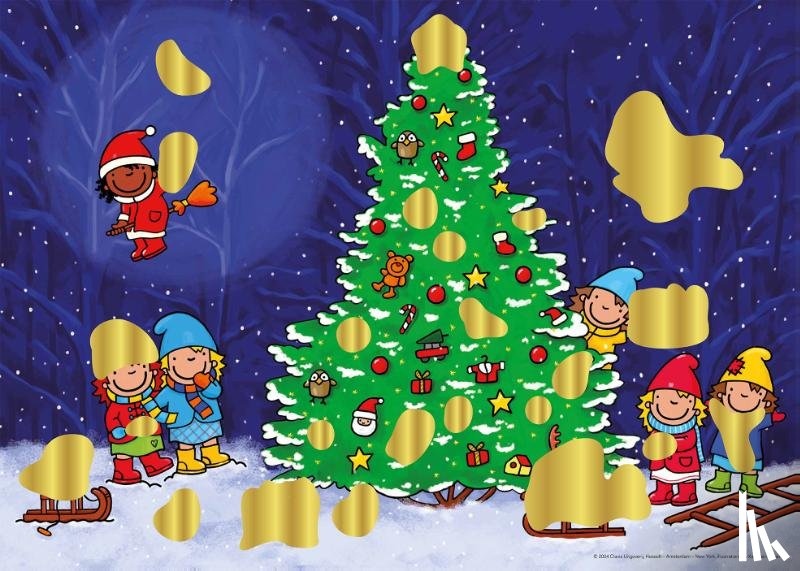  - Scratch-off Poster Heksje Mimi viert Kerstmis