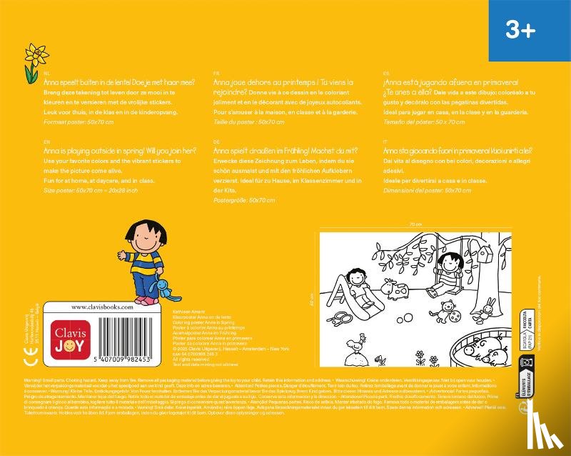  - Kleurposter Anna en de lente