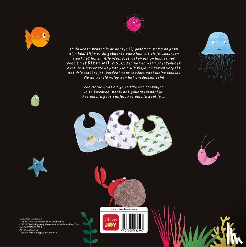  - Klein wit visje is geboren. Boek + slabbetjes