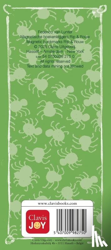  - Magnetische boekenleggers Rip & Rouw