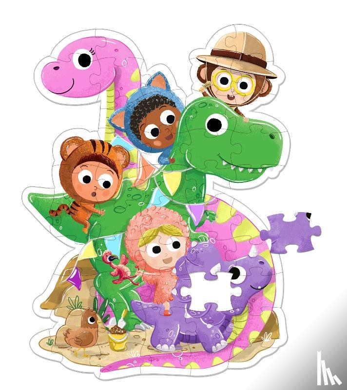  - Puzzelen met Beestenboel. Dinosaurus!