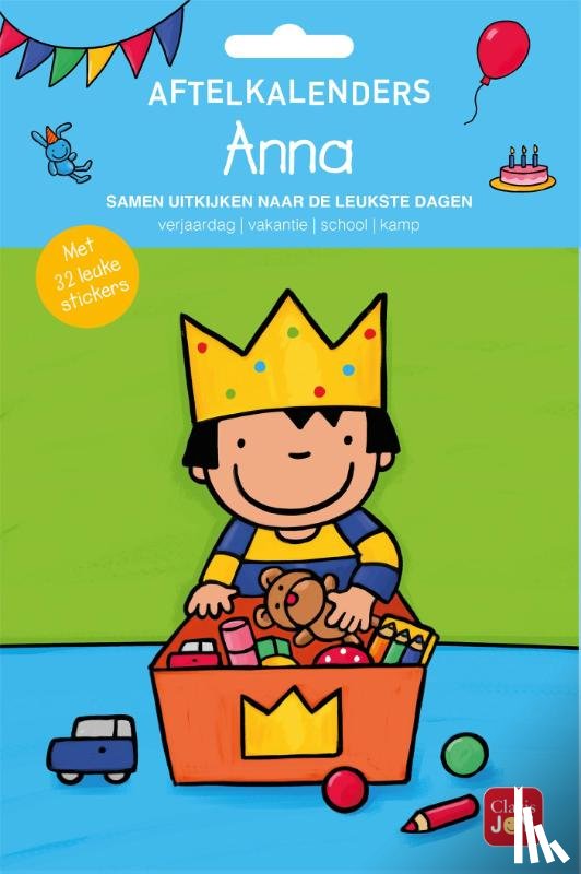  - Anna aftelkalenders verjaardag, vakantie, school, kamp