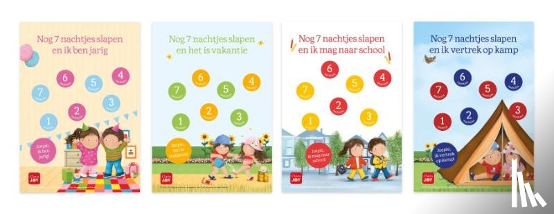  - Luuk en Lotje aftelkalenders verjaardag, vakantie, school, kamp