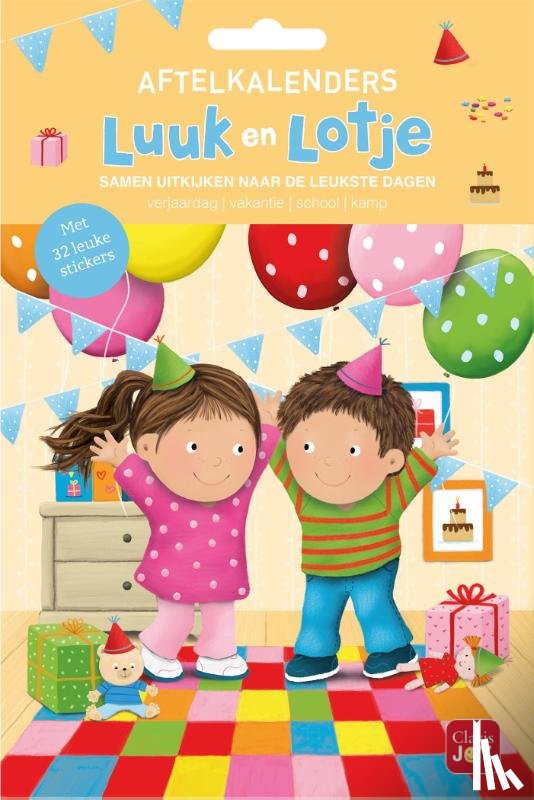  - Luuk en Lotje aftelkalenders verjaardag, vakantie, school, kamp