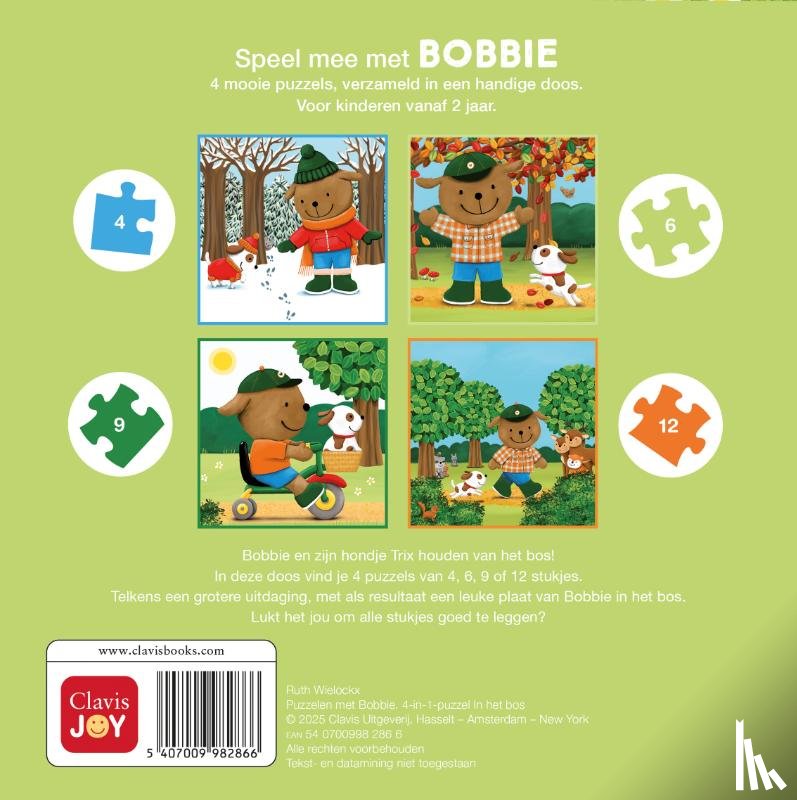  - Puzzelen met Bobbie 4 in 1 - Op de boerderij