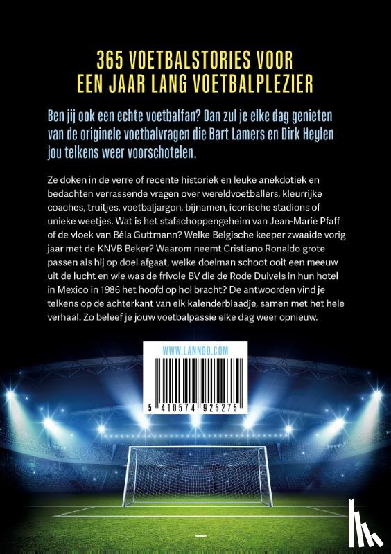  - De voetbalquiz scheurkalender 2026