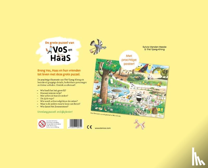  - De grote puzzel van Vos en Haas (100 stukken)