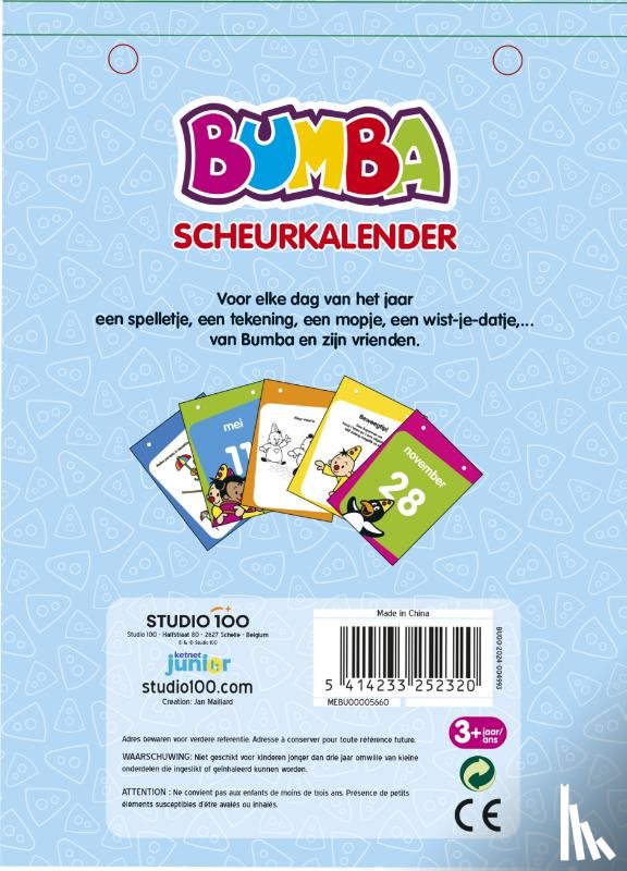  - Bumba: scheurkalender