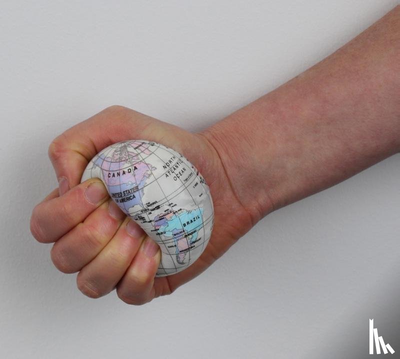  - Display Anti-stressbal wereld vintage 12 stuks