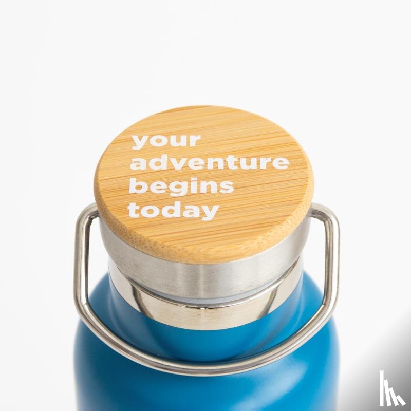  - Woody drinkbus Wereld Blauw - Wit