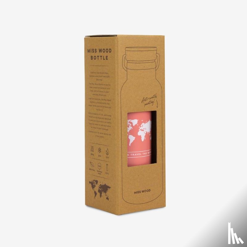  - Woody drinkbus Wereld Roze - Wit