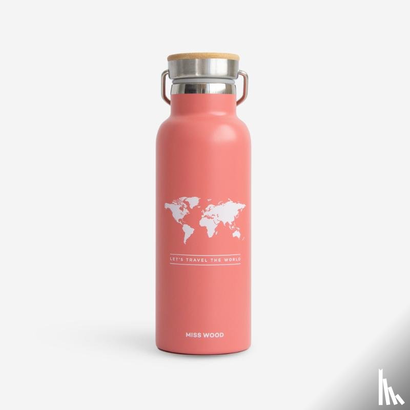  - Woody drinkbus Wereld Roze - Wit