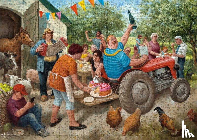 - Marius van Dokkum - Tuinfeest  -  Puzzel 1000 stukjes