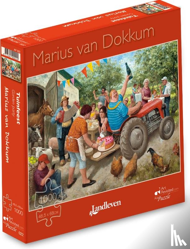  - Marius van Dokkum - Tuinfeest  -  Puzzel 1000 stukjes