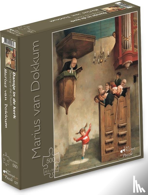  - Marius van Dokkum - Dansje in de kerk - Puzzel 500 stukjes