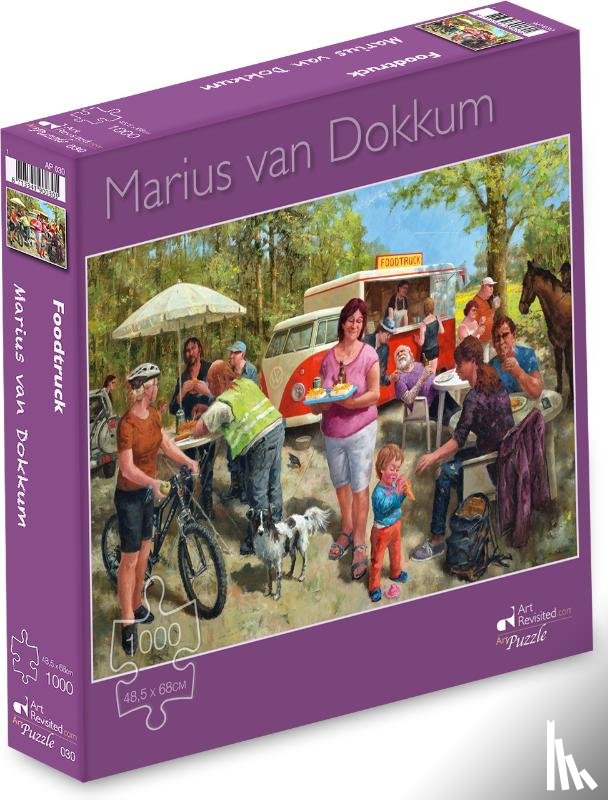  - Marius van Dokkum - Foodtruck-  Puzzel 1000 stukjes