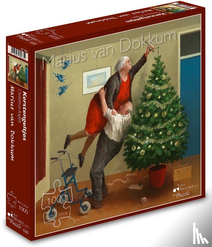  - Marius van Dokkum - Kerstengeltjes - Puzzel 1000 stukjes