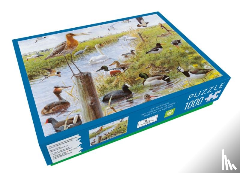  - Puzzel - 1.000 stukjes -Vogels - Elwin van der Kolk - Vogelbescherming