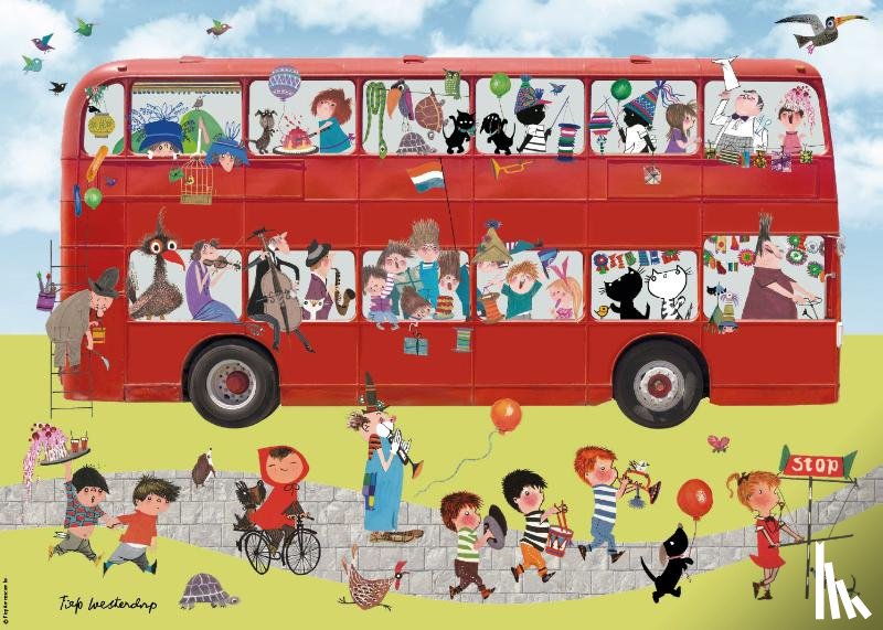  - Puzzel (200 stukjes): Bus, Fiep Westendorp