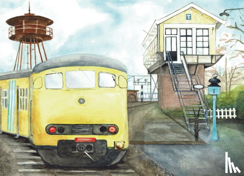  - Puzzel (1.000 stukjes): Trein, Christel Cannister-Van der Ros, Spoorwegmuseum