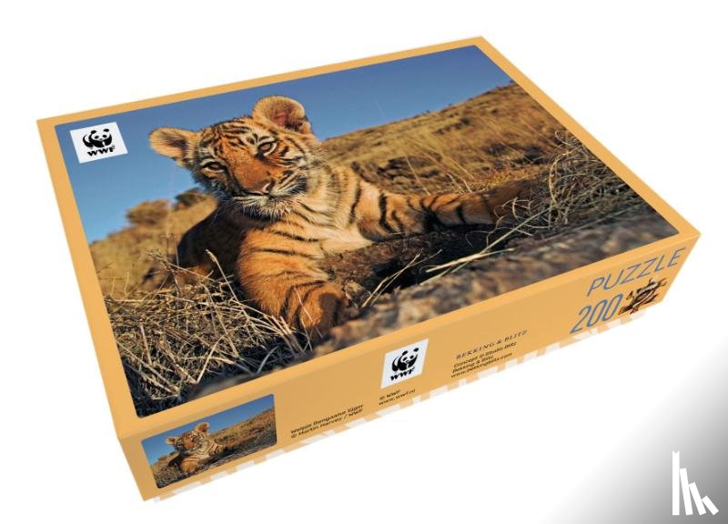  - Puzzel (200 stukjes): Welpje Bengaalse tijger, Martin Harvey, Wereld Natuurfonds
