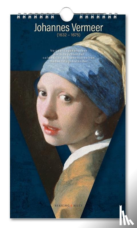  - Verjaardagskalender: Meisje met de parel - Girl with the Pearl Earring, Vermeer, Mauritshuis