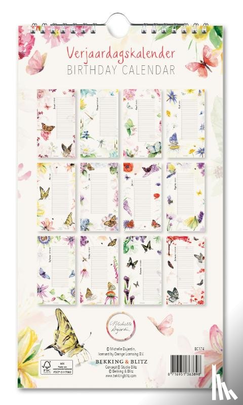  - Verjaardagskalender: Passion for Butterflies, Michelle Dujardin