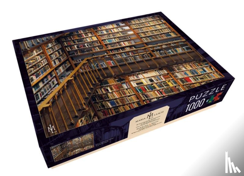  - Puzzel (1.000 stukjes): Die Klosterbibliothek, Maria Laach