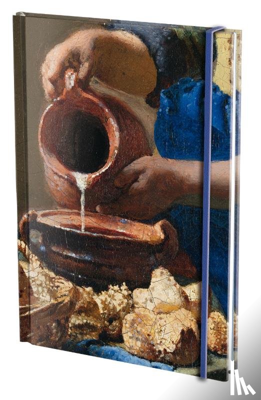 - Notitieboek A5, harde kaft: Het melkmeisje/The Milkmaid, Johannes Vermeer, Rijksmuseum Amsterdam