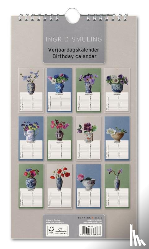  - Verjaardagskalender: Ingrid Smuling