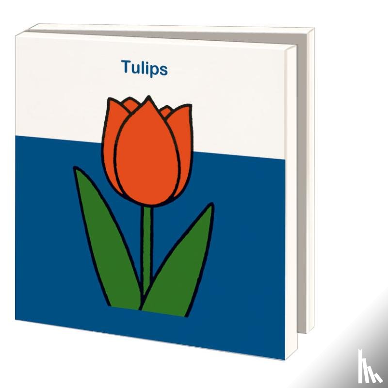  - Kaartenmapje met env, vierkant: Tulpen, Dick Bruna