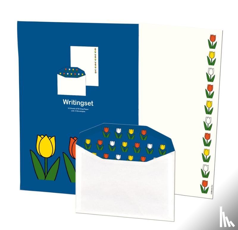  - Briefpapier met enveloppen: Tulpen, Dick Bruna