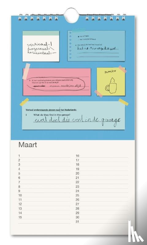  - Verjaardagskalender: Meester Mark