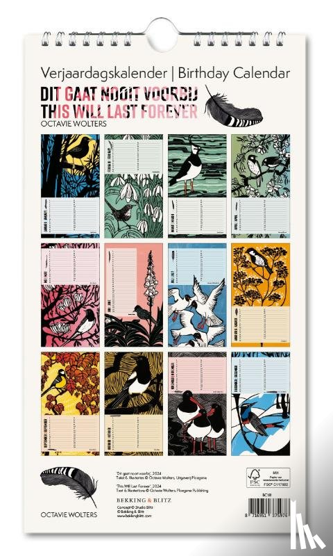  - Verjaardagskalender: 'Dit gaat nooit voorbij', Octavie Wolters