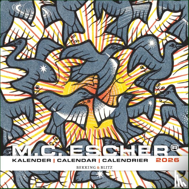  - M.C. Escher maandkalender 2026