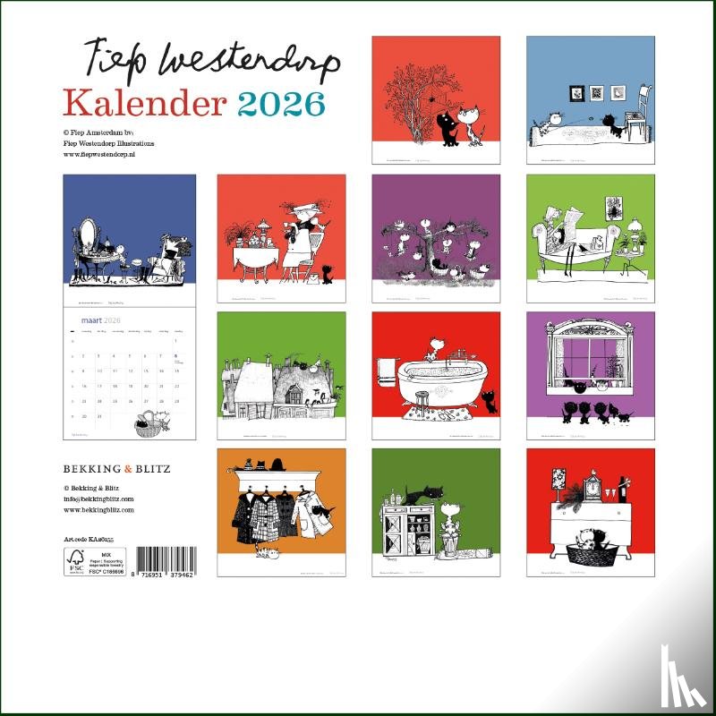  - Fiep Westendorp maandkalender 2026